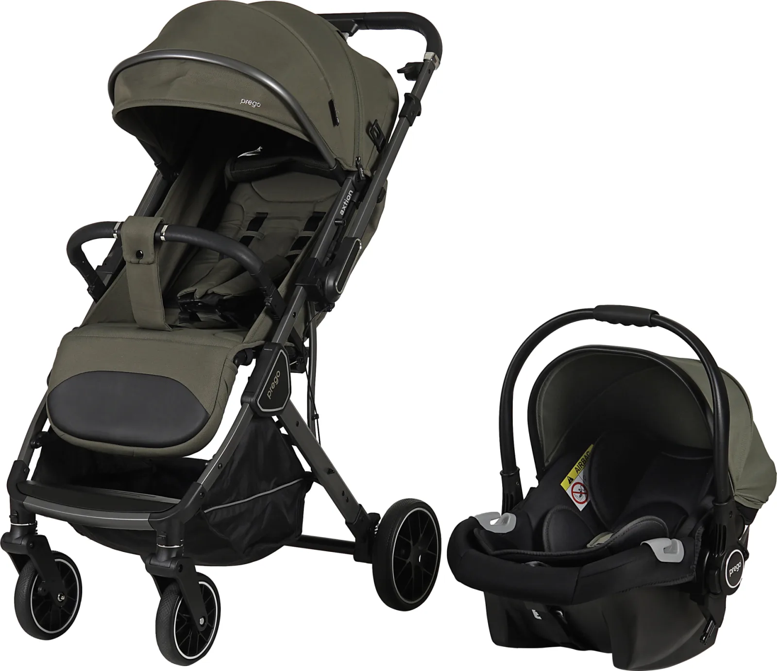 Axion Travel Baby Stroller Green