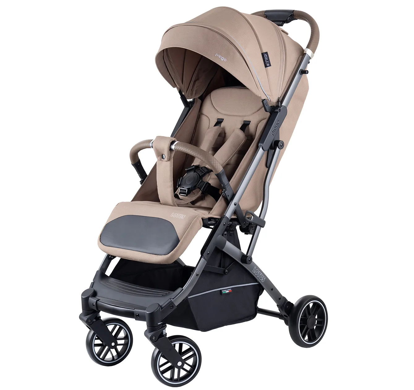Lotus Pro Cabin Size Baby Stroller Beige