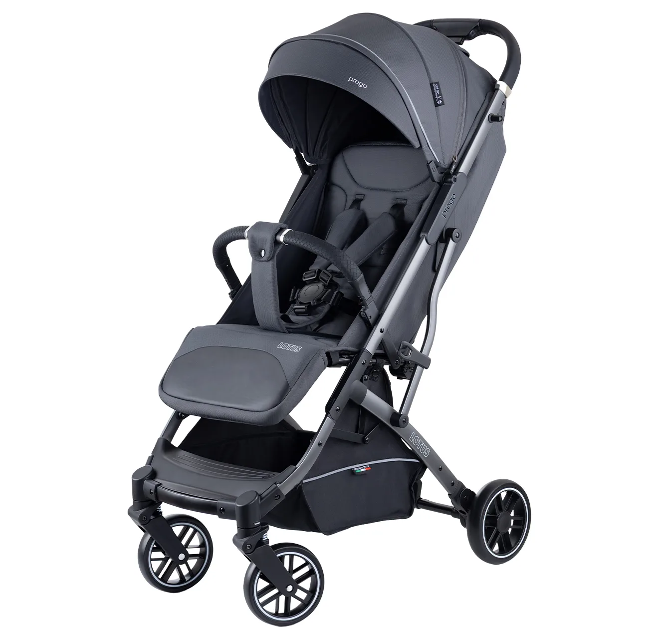 Lotus Pro Cabin Size Baby Stroller Grey