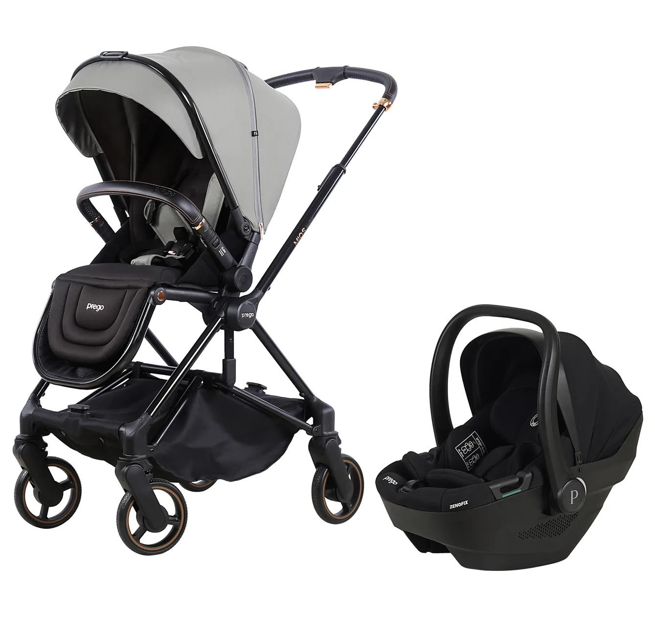 Mios Premium I Size Travel Bebek Arabası - Siyah