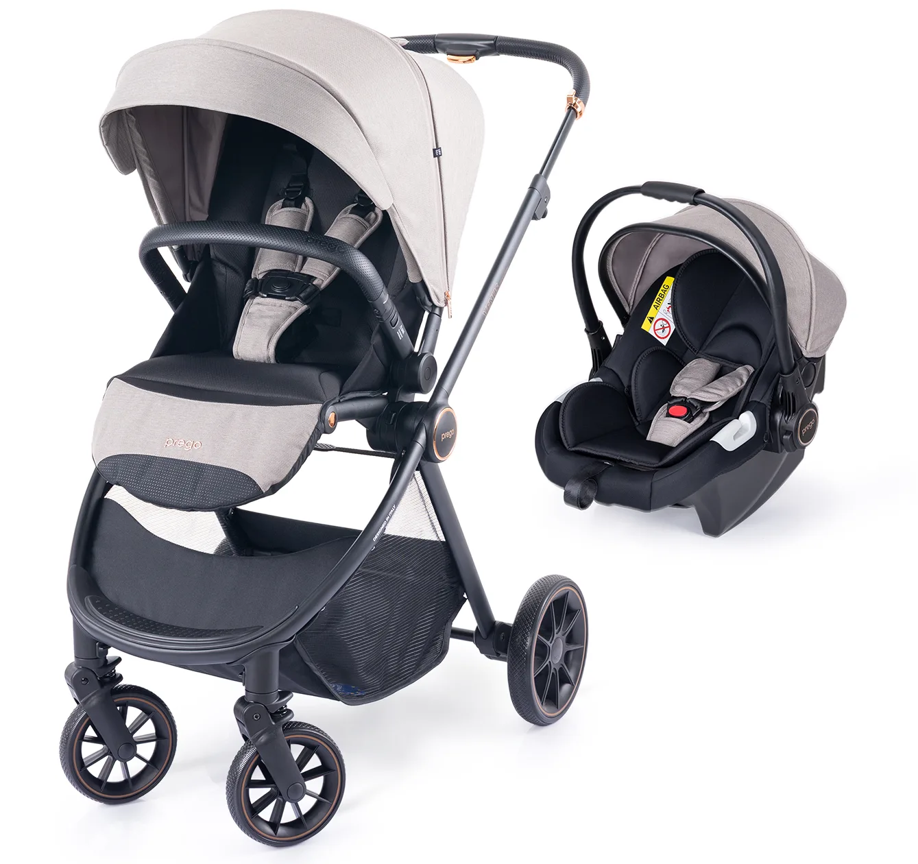 Venus Premium Baby Stroller Beige