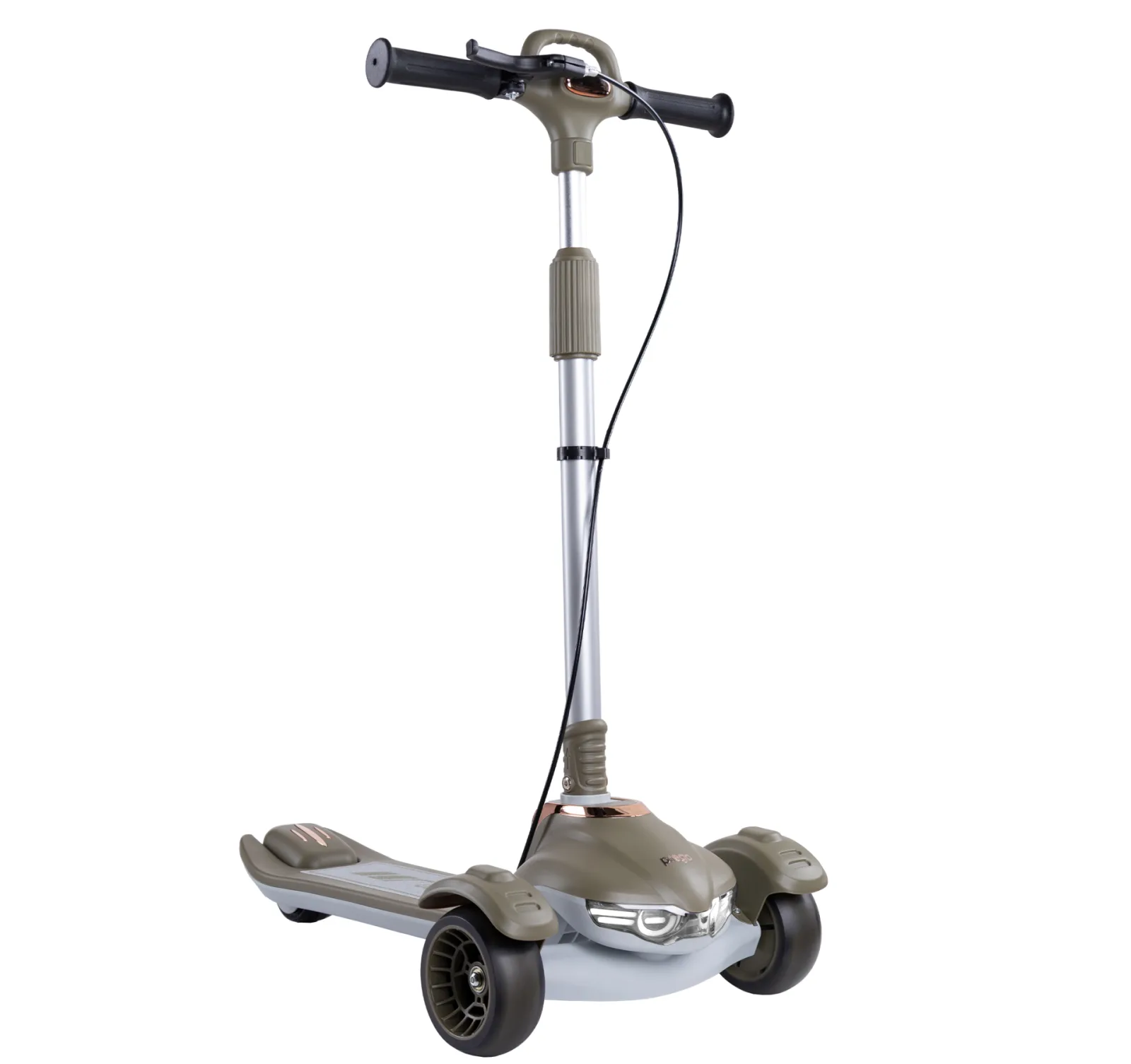 Veyron Bluetoothlu Müzikli Işıklı Çocuk Scooter - Yeşil